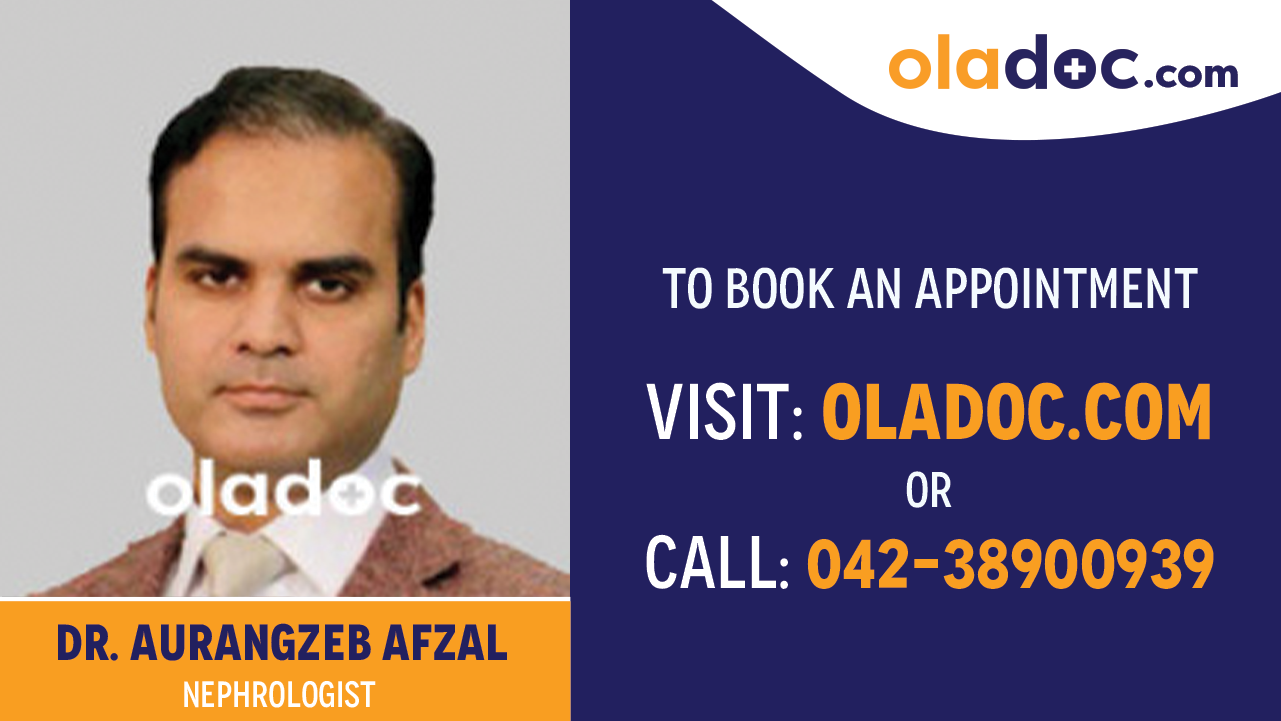 Book appointment with Dr. Sardar Muhammad Alam-best Nephrologist, in Lahore